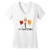 wood fellas Women's V-Neck T-Shirt