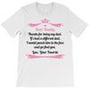 Dear Daddy, Thanks for Being my Dad Baby Boy Letter to Father T-Shirt