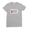 Dead Battery Ladies Fitted T-Shirt