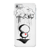 sad, rain heard iPhone 7 Case