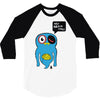 uberpup hey brain cakes! 3/4 Sleeve Shirt