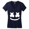 Marshmello Women's V-Neck T-Shirt