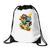 lion collector vectorized Drawstring Bags