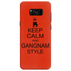 keep calm and gangnam style black t shirt Samsung Galaxy S8