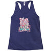 mushroom party Racerback Tank