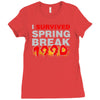 i survived spring break 1990 Ladies Fitted T-Shirt