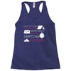 camping kinda girl Racerback Tank