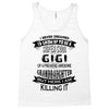 Super Cool Gigi Of A Freaking Awesome Granddaughter Tank Top