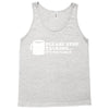 please stop talking it's too early coffee Tank Top