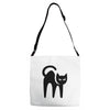 cat black Adjustable Strap Totes
