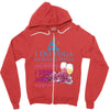 yoga and wine Zipper Hoodie