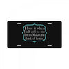 gilmore home License Plate