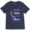 supporting the fighter, admiring the survivors, honoring the taken V-Neck Tee
