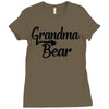 grandma bear Ladies Fitted T-Shirt