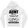 I'm Called Aunt Because I'm Way Too Cool To Be Called Grandma Zipper Hoodie