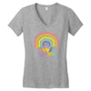 love wins Women's V-Neck T-Shirt