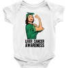 liver cancer awareness can do it Baby Bodysuit