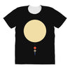 minimal solar system All Over Women's T-shirt