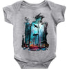 shark forest Baby Onesie