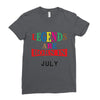 legends are born july Ladies Fitted T-Shirt