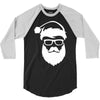 santa hipster 3/4 Sleeve Shirt