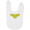 wonder woman classic logo Baby Bibs