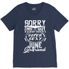 This Guy Is Taken By A Super Sexy June Girlfriend V-Neck Tee