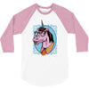 unicorn nerd graphic 3/4 Sleeve Shirt