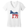 keledai Women's V-Neck T-Shirt