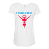 i need a hug Maternity Scoop Neck T-shirt