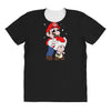 mario licking toad All Over Women's T-shirt