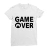game over Ladies Fitted T-Shirt