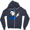 go to jail monopoly Zipper Hoodie
