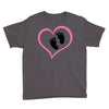 Baby Girl with Heart Any Name Customized Youth Tee