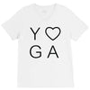 yoga heart V-Neck Tee