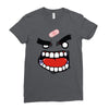 anger tee (flat version) Ladies Fitted T-Shirt