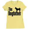 the dogfather Ladies Fitted T-Shirt