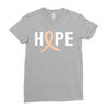 Hope Uterine Cancer Awareness Ladies Fitted T-Shirt