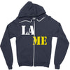 lame Zipper Hoodie