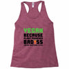 vegan because plant powered badass was not an offical tittle black Racerback Tank
