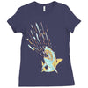 shark attack Ladies Fitted T-Shirt