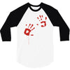 bloods hand 3/4 Sleeve Shirt