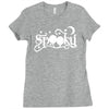 halloween spooky Ladies Fitted T-Shirt