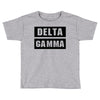 Delta Gamma Black Toddler T-shirt