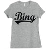 bing Ladies Fitted T-Shirt