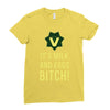 milk and eggs Ladies Fitted T-Shirt