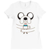 my best friend Ladies Fitted T-Shirt