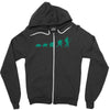 evolution of turtles Zipper Hoodie