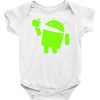 android eats apple Baby Onesie