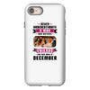 Never Underestimate A Man Who Watches Friends And Was Born in December iPhone 8